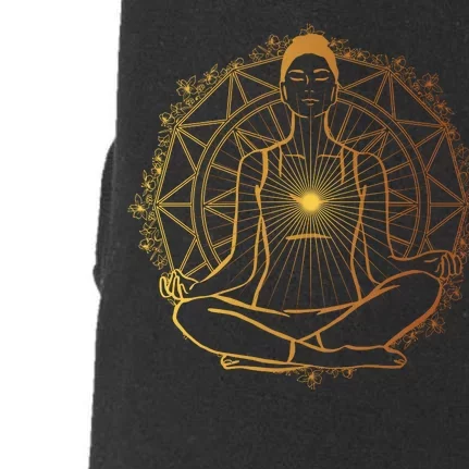 Enlightened Spiritual Doggie 3-End Fleece Hoodie