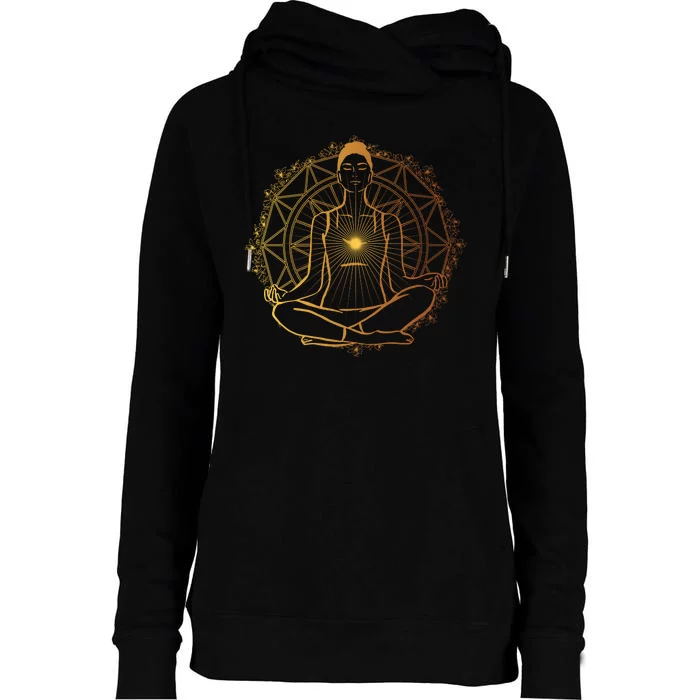 Enlightened Spiritual Womens Funnel Neck Pullover Hood