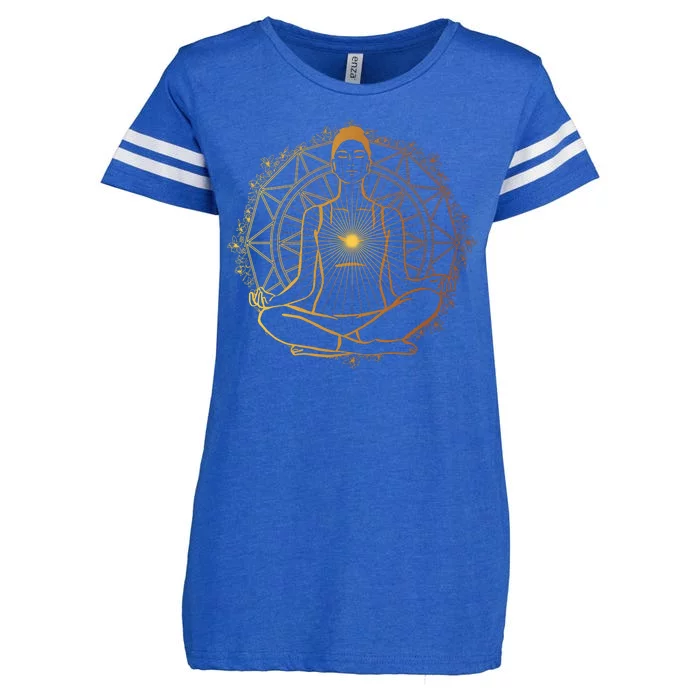 Enlightened Spiritual Enza Ladies Jersey Football T-Shirt