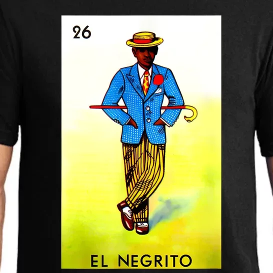 El Negrito Mexican Lottery Cards Lotto Mexicana Bingo Loto Pajama Set