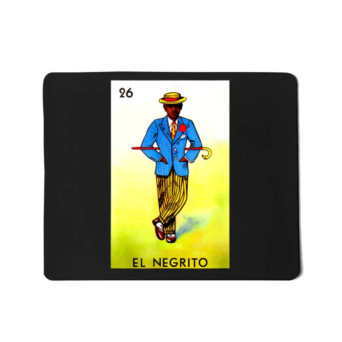 El Negrito Mexican Lottery Cards Lotto Mexicana Bingo Loto Mousepad