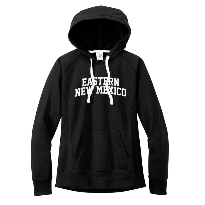 Eastern New Mexico Athletic Arch College University Alumni Women's Fleece Hoodie