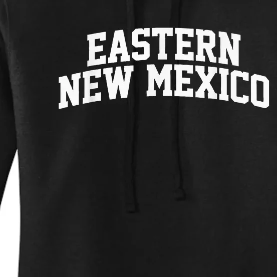 Eastern New Mexico Athletic Arch College University Alumni Women's Pullover Hoodie