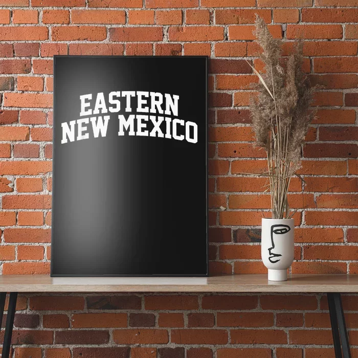 Eastern New Mexico Athletic Arch College University Alumni Poster