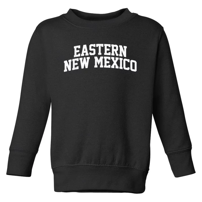 Eastern New Mexico Athletic Arch College University Alumni Toddler Sweatshirt