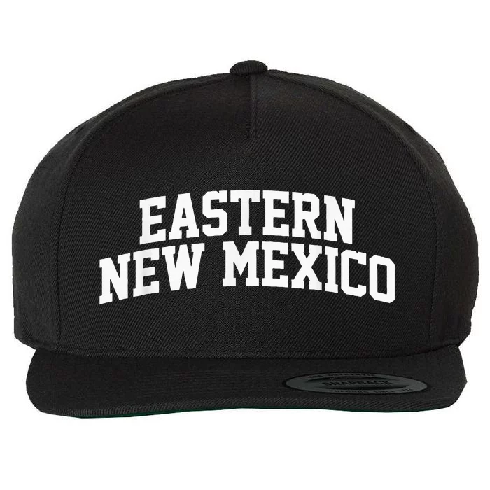 Eastern New Mexico Athletic Arch College University Alumni Wool Snapback Cap