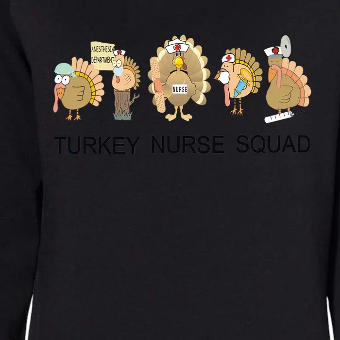 Er Nurse Nicu Turkey Squad Cute Gift Womens California Wash Sweatshirt