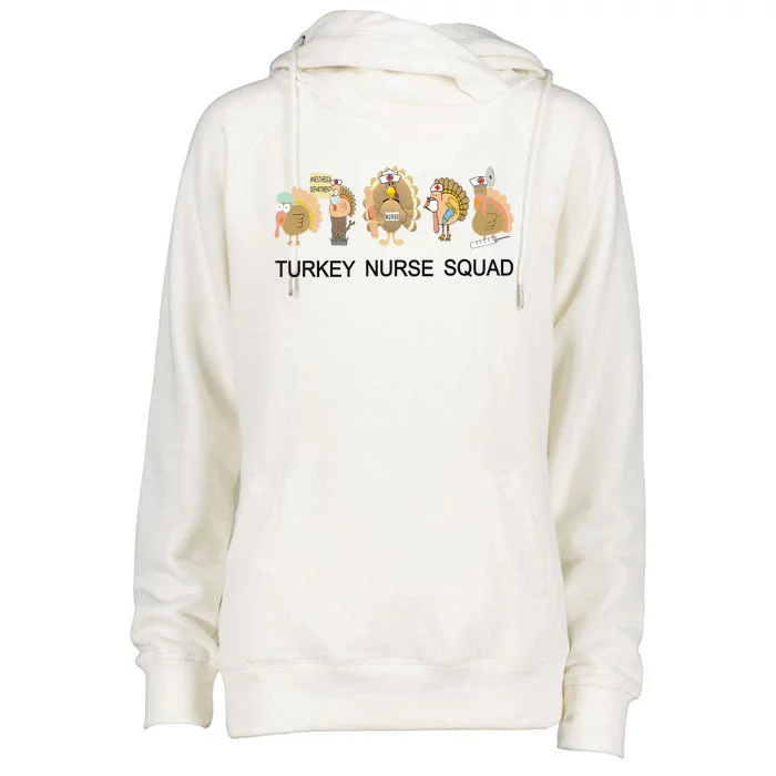 Er Nurse Nicu Turkey Squad Cute Gift Womens Funnel Neck Pullover Hood