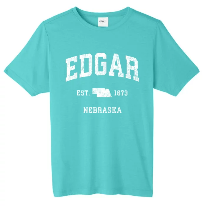 Edgar Nebraska Ne Vintage Athletic ChromaSoft Performance T-Shirt