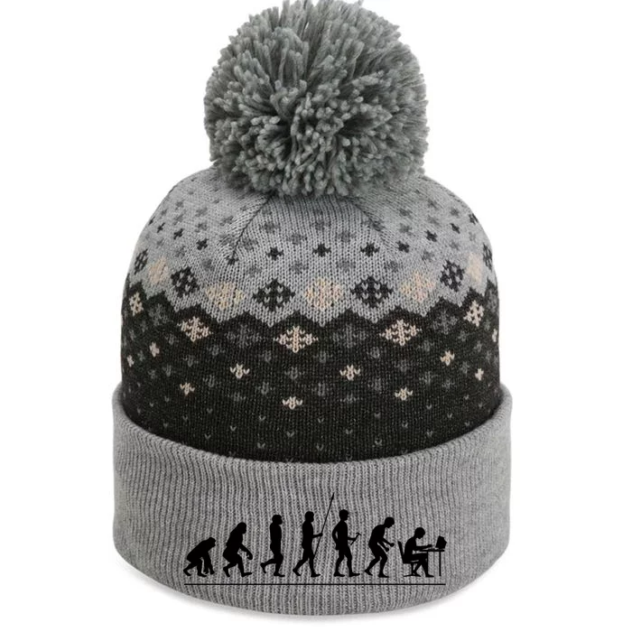 Evolution Nerd Nerdy Geek Computer Science Physics Gift The Baniff Cuffed Pom Beanie