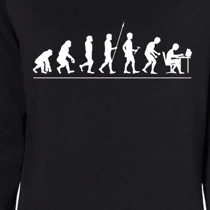 Evolution Nerd Nerdy Geek Computer Science Physics Gift Womens California Wash Sweatshirt