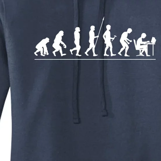 Evolution Nerd Nerdy Geek Computer Science Physics Gift Women's Pullover Hoodie