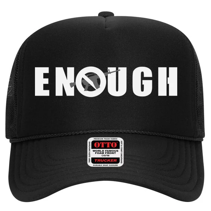 Enough Band Guns High Crown Mesh Trucker Hat