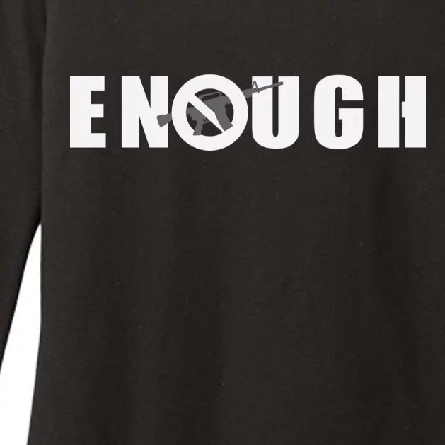 Enough Band Guns Womens CVC Long Sleeve Shirt