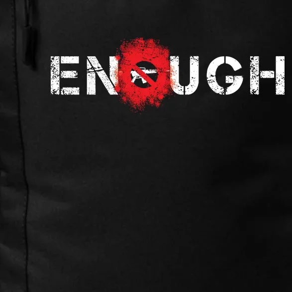 Enough End Gun Violence Splatter Protest Daily Commute Backpack