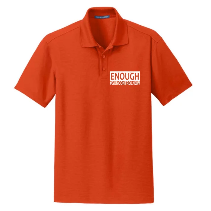 Enough Gun Control Dry Zone Grid Performance Polo