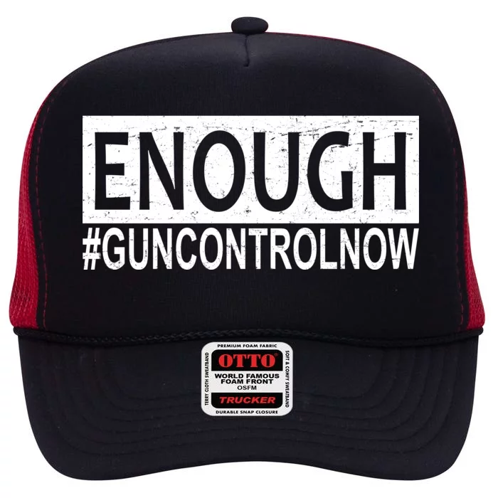 Enough Gun Control High Crown Mesh Trucker Hat