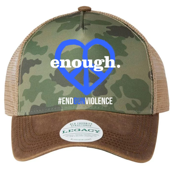 Enough Heart Peace Sign #ENDGUNVIOLENCE Legacy Tie Dye Trucker Hat