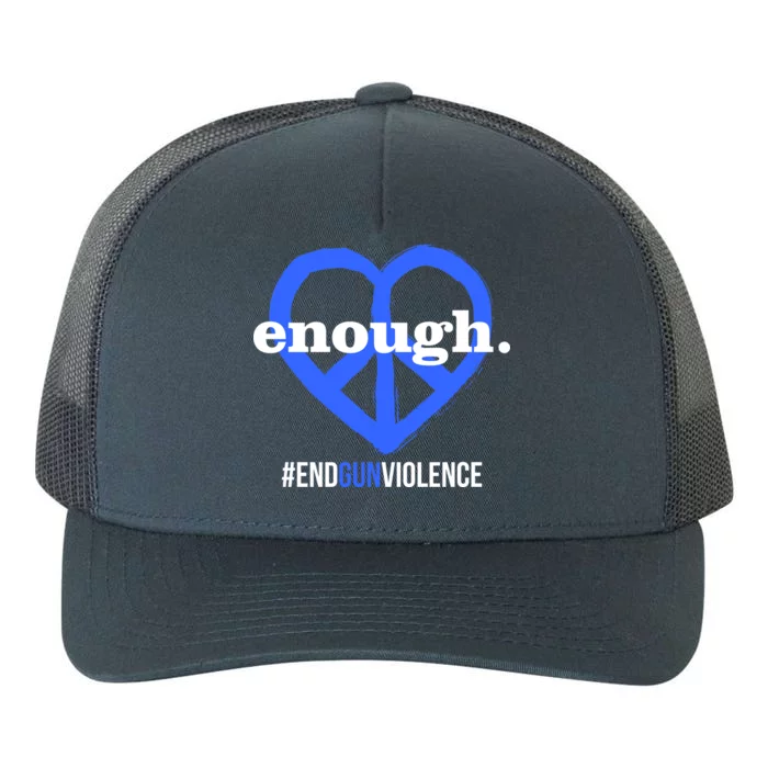 Enough Heart Peace Sign #ENDGUNVIOLENCE Yupoong Adult 5-Panel Trucker Hat