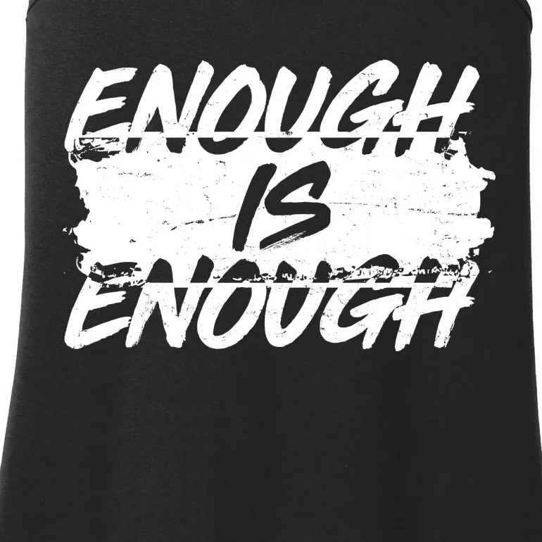 Enough Is Enough Black Lives Matter Protest Ladies Essential Tank