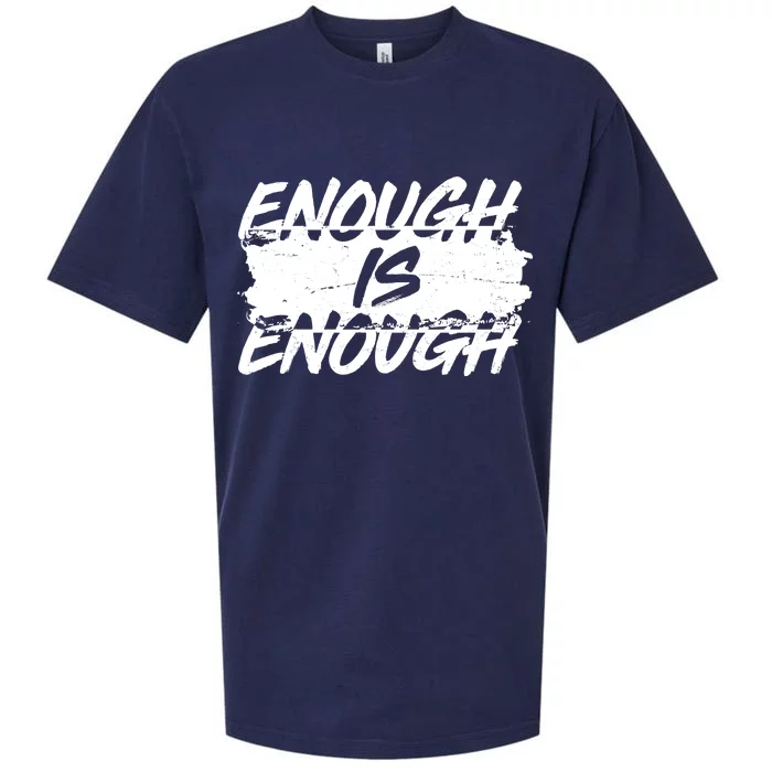 Enough Is Enough Black Lives Matter Protest Sueded Cloud Jersey T-Shirt