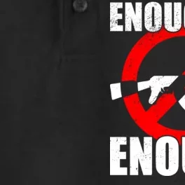 Enough Is Enough Gun Control Anti-Gun Dry Zone Grid Performance Polo