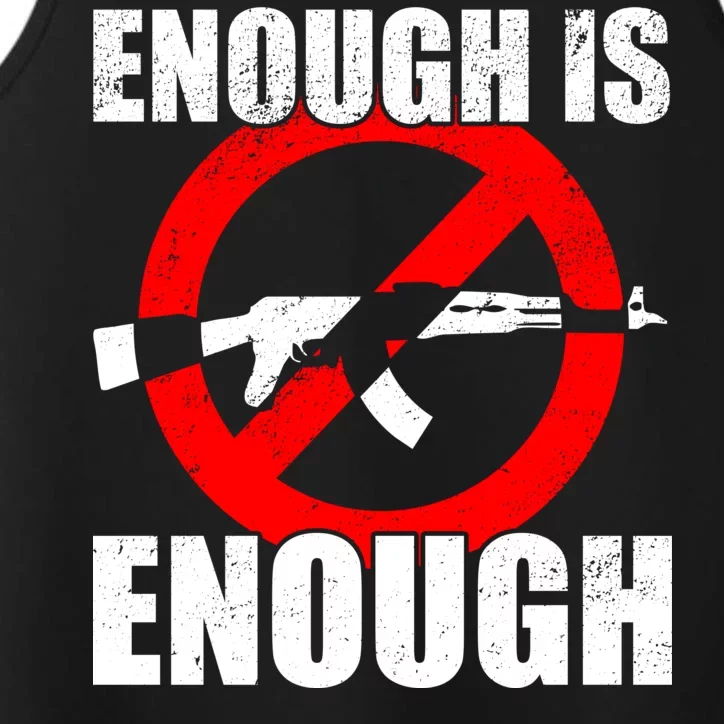 Enough Is Enough Gun Control Anti-Gun Performance Tank