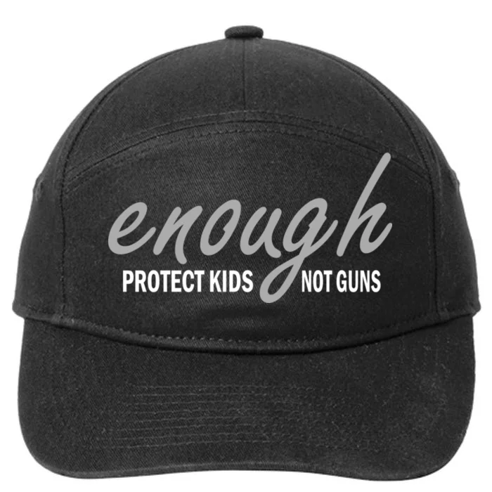 Enough Protect Kids Not Guns 7-Panel Snapback Hat