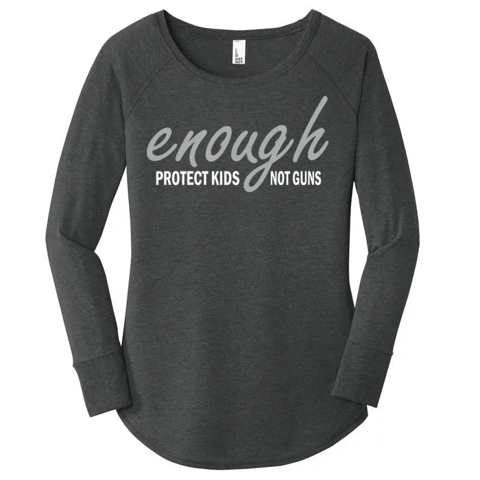 Enough Protect Kids Not Guns Women's Perfect Tri Tunic Long Sleeve Shirt