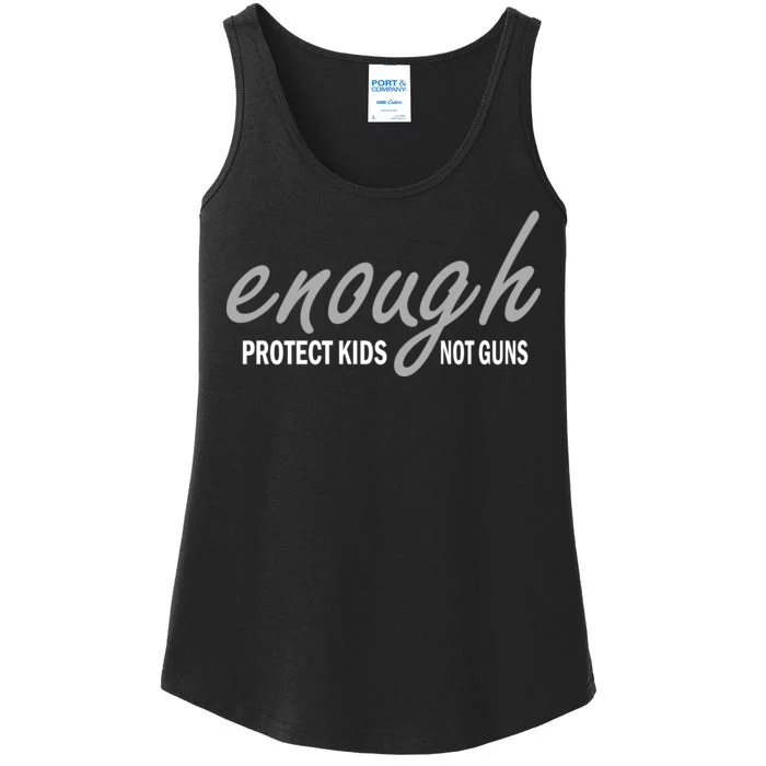 Enough Protect Kids Not Guns Ladies Essential Tank