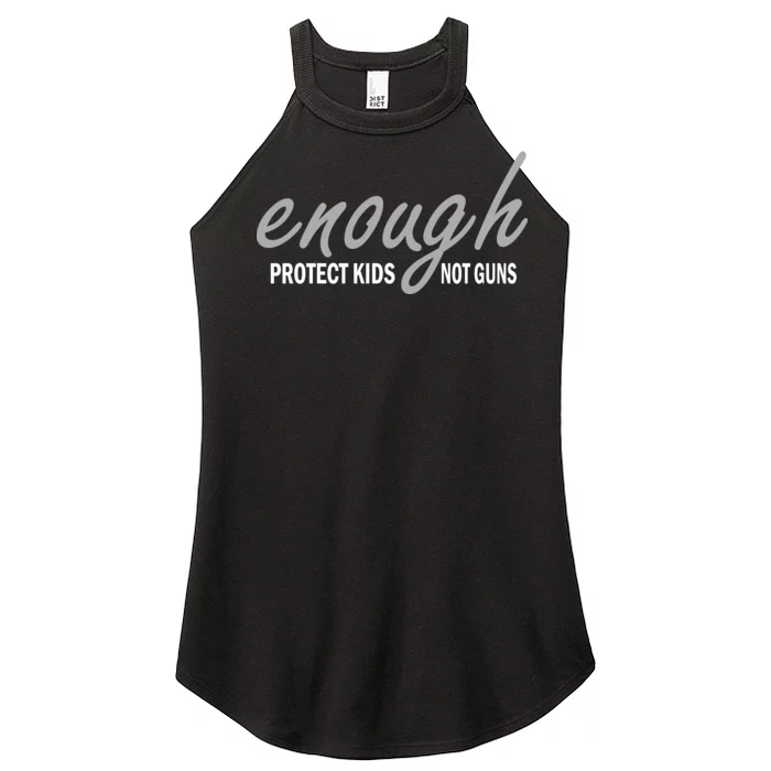 Enough Protect Kids Not Guns Women’s Perfect Tri Rocker Tank