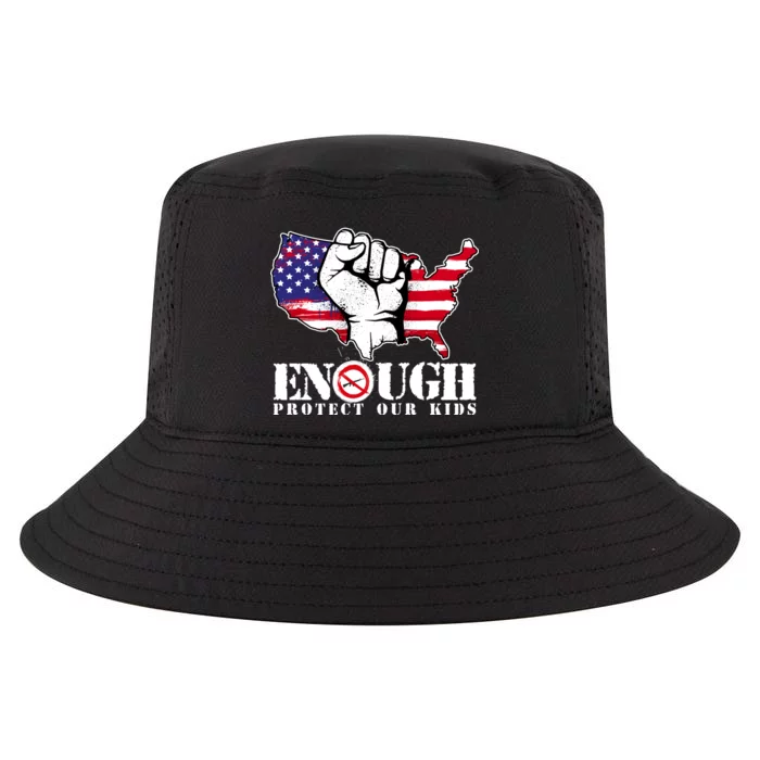 ENOUGH Protect Our Kids Stop Gun Violence Cool Comfort Performance Bucket Hat