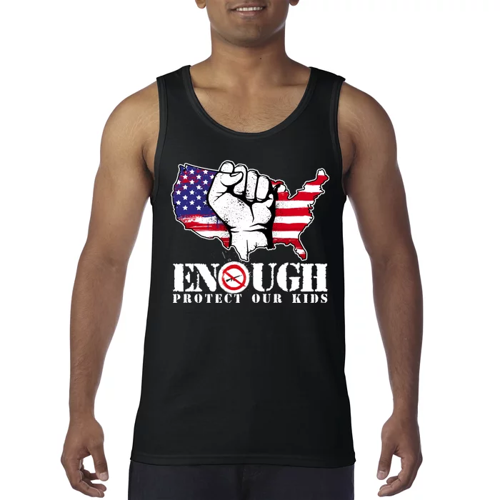 ENOUGH Protect Our Kids Stop Gun Violence Tank Top