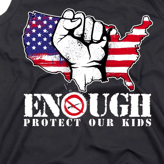 ENOUGH Protect Our Kids Stop Gun Violence Tank Top