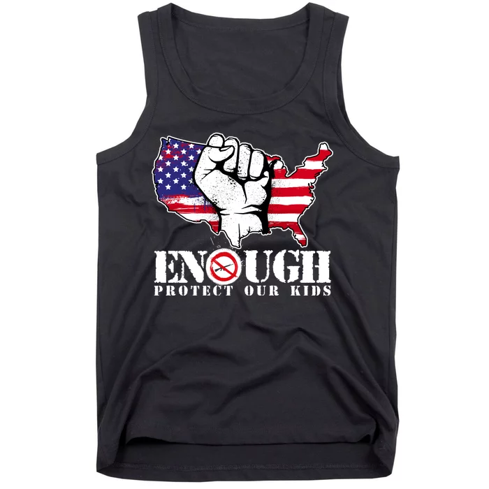 ENOUGH Protect Our Kids Stop Gun Violence Tank Top