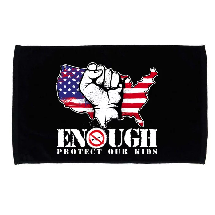 ENOUGH Protect Our Kids Stop Gun Violence Microfiber Hand Towel