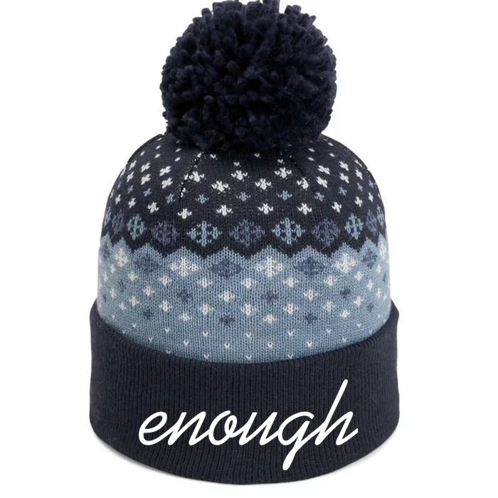 Enough Script March For Our Lives The Baniff Cuffed Pom Beanie