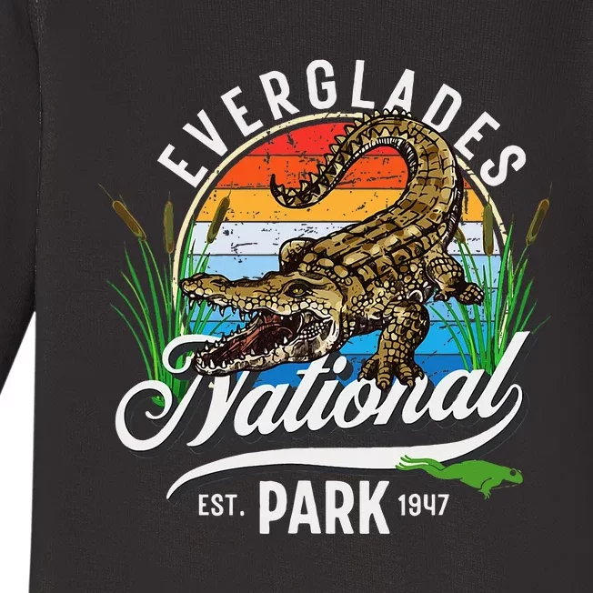 Everglades National Park Tourist Gift Baby Long Sleeve Bodysuit