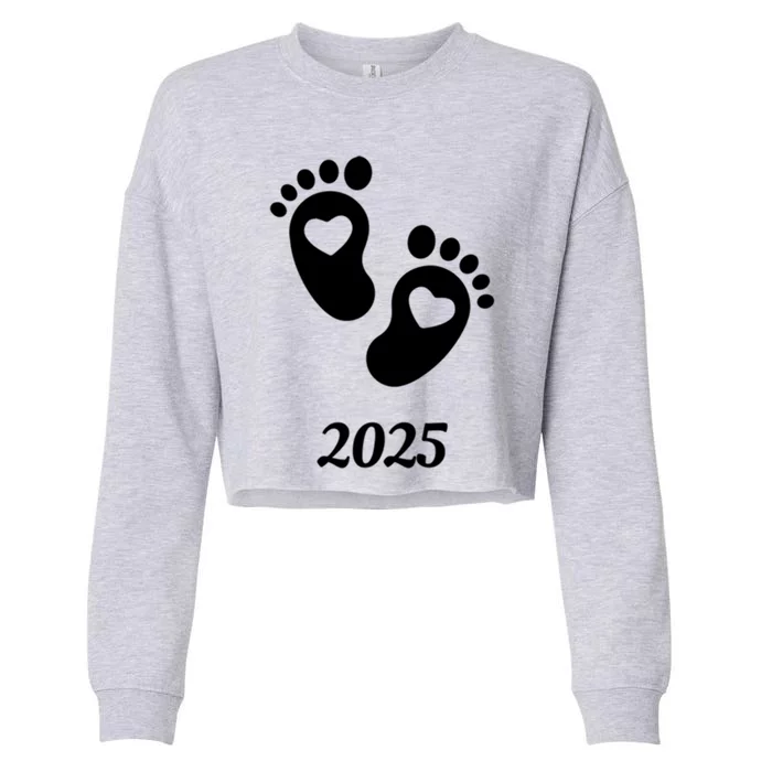 Expecting New Pregnancy Reveal Announcet Gift Cropped Pullover Crew