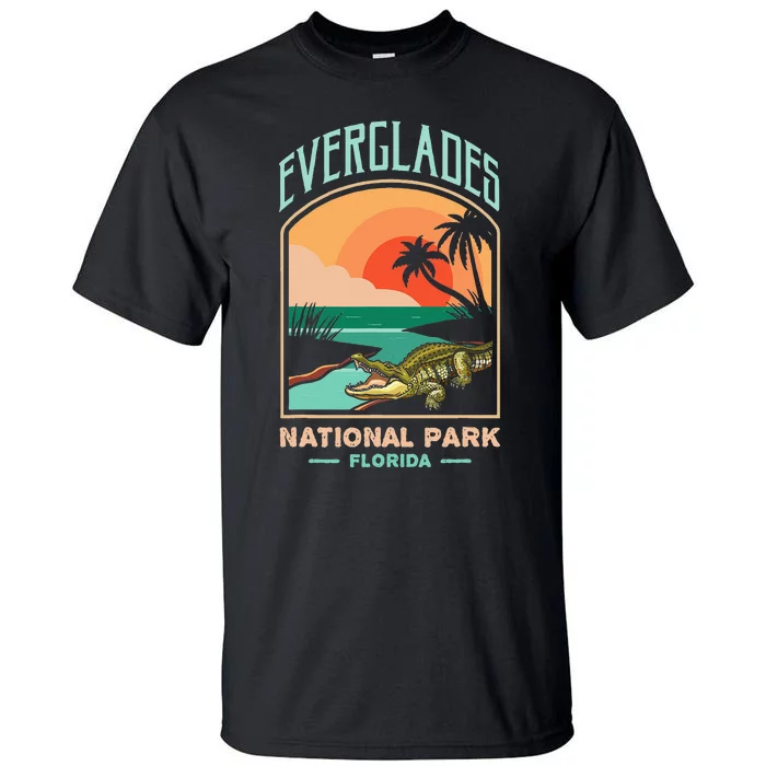 Everglades National Park US Crocodile Florida Alligators Tall T-Shirt