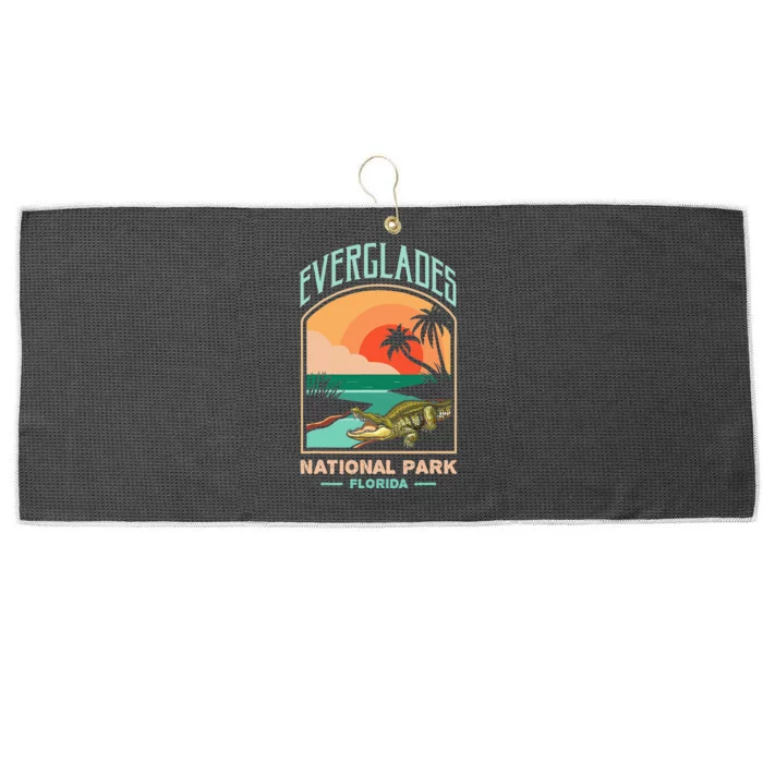 Everglades National Park US Crocodile Florida Alligators Large Microfiber Waffle Golf Towel