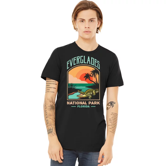 Everglades National Park US Crocodile Florida Alligators Premium T-Shirt