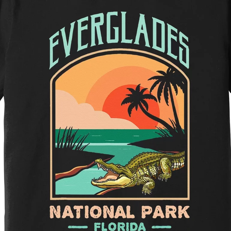 Everglades National Park US Crocodile Florida Alligators Premium T-Shirt