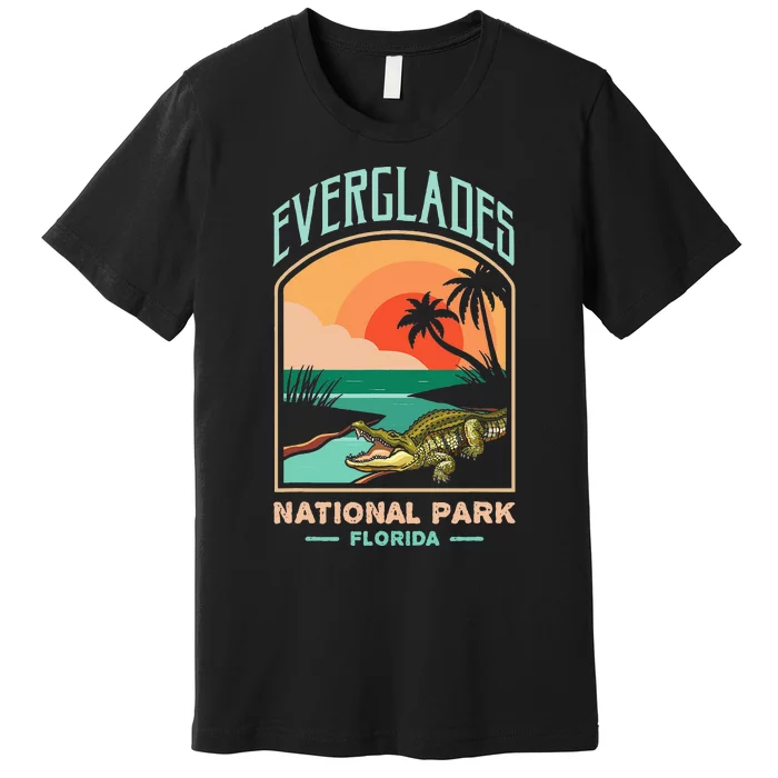 Everglades National Park US Crocodile Florida Alligators Premium T-Shirt