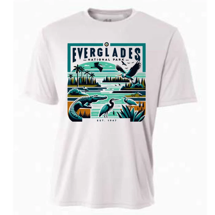 Everglades National Park Florida Modern Cooling Performance Crew T-Shirt