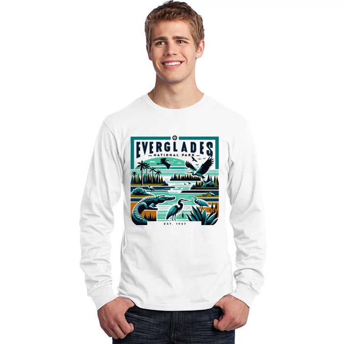 Everglades National Park Florida Modern Long Sleeve Shirt