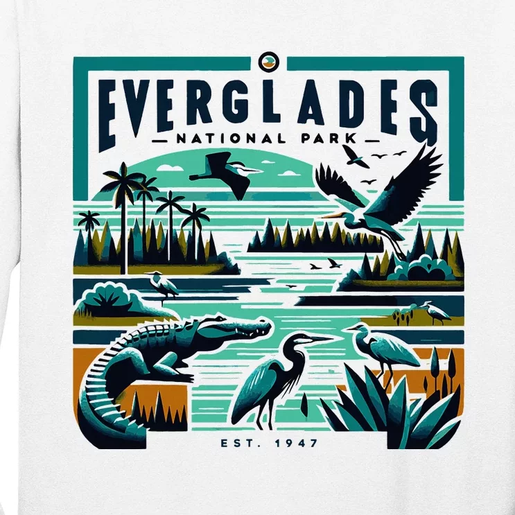 Everglades National Park Florida Modern Long Sleeve Shirt