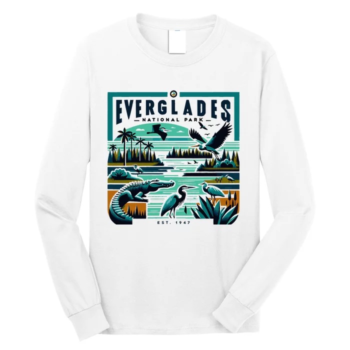 Everglades National Park Florida Modern Long Sleeve Shirt