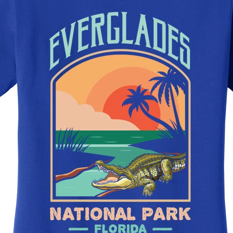 Everglades National Park Us Crocodile Florida Alligators Gift Women's T-Shirt