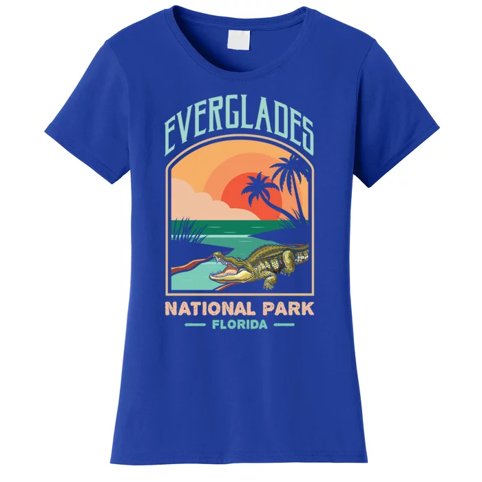 Everglades National Park Us Crocodile Florida Alligators Gift Women's T-Shirt